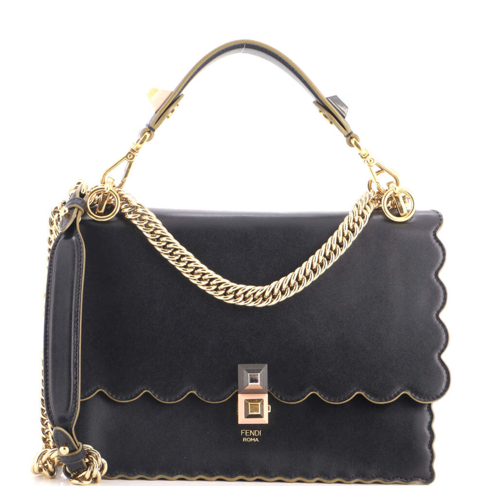 Fendi Medium Kan I Bag Leather